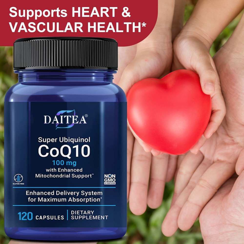 Coq10 Ubiquinol Softgel - Ubiquinol 100mg CoQ10, Kalp Sağlığı, 120