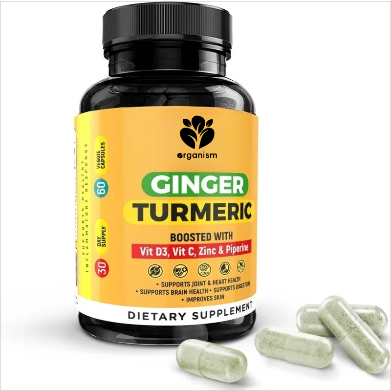 Turmeric Curcumin Capsule - Zerdeçal, Piperin, Çinko Vitamini, Kurkumin Takviyeleri
