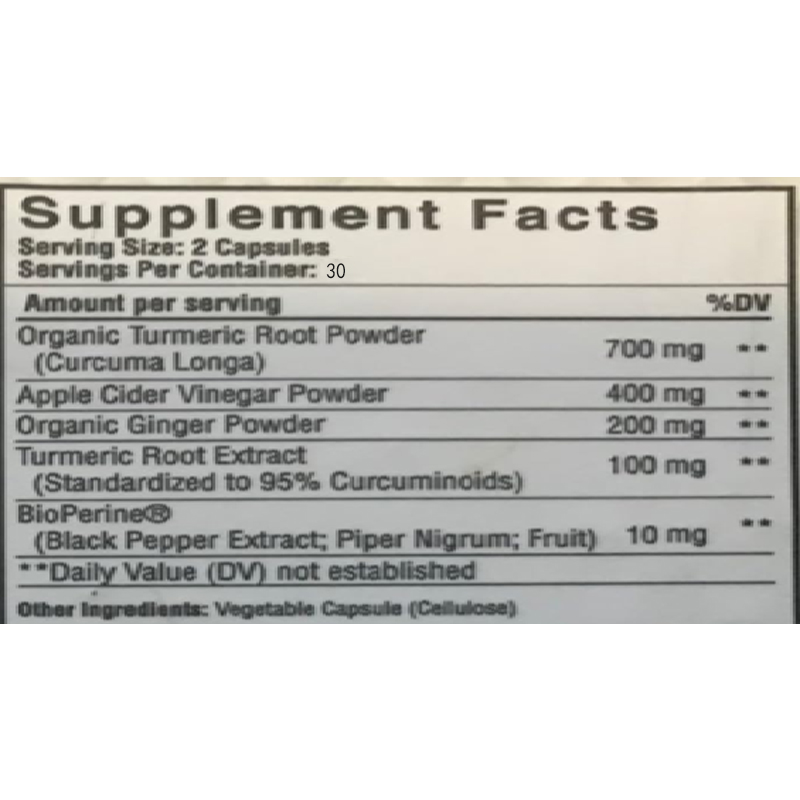 Organik Zerdeçal Kökü Tozu, Or - Turmeric Curcumin Capsule incelemesi ve fiyatı