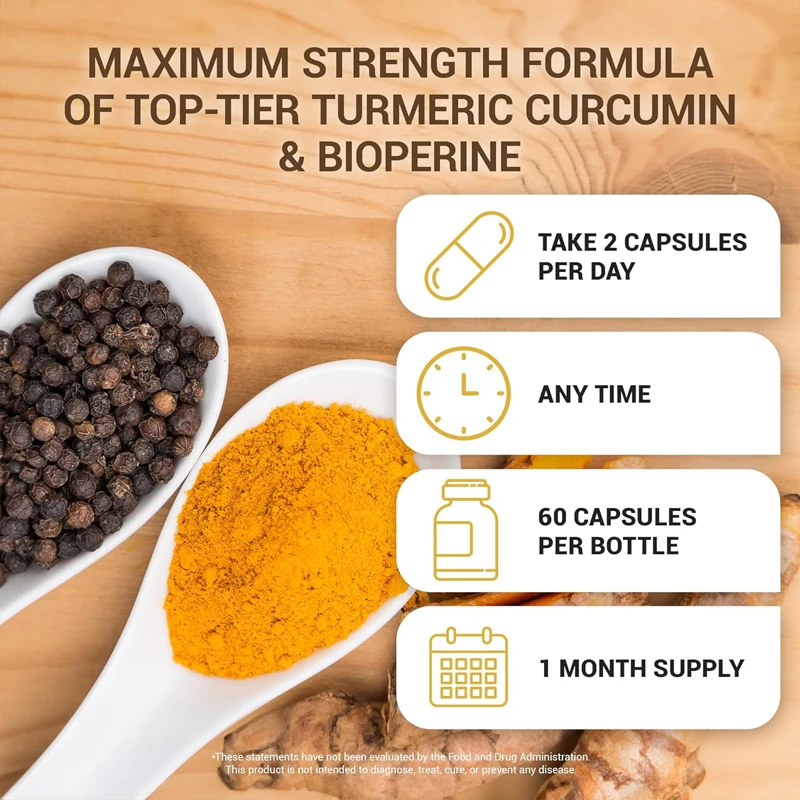 Siyah Biberli Zerdeçal Takviye - Turmeric Curcumin Capsule incelemesi ve fiyatı