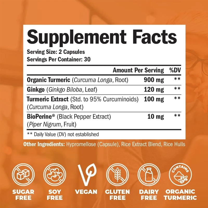 Ginkgo Biloba Yaprağı ve Piper - Turmeric Curcumin Capsule incelemesi ve fiyatı