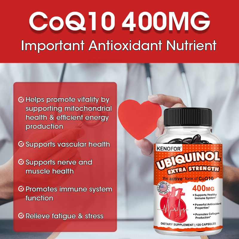 KENOFOR Ubiquinol CoQ10 400 mg - Coq10 Ubiquinol Softgel incelemesi ve fiyatı